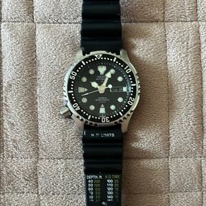 Citizen Black and Silver Dive Watch